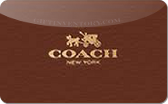 Coach
Discount Gift Card
